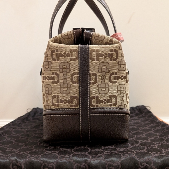 Gucci Boston Treasure Bag in Horsebit Canvas - Picture 8 of 16